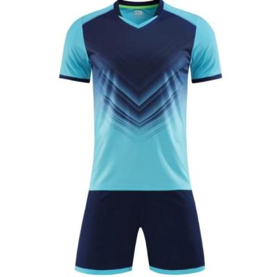 China Quick-drying Custom Quick Drying Polyester Retro Soccer Wear Jersey Football Uniform Football Kits Full Set Soccer Kit for sale