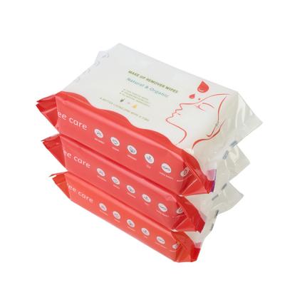 China Skin Care Private Label Flushable Cleansing Women Care Hygiene Individually Wrapped Biodegradable Cloths Eco Friendly Vaginal Wipes Feminine Intimate for sale