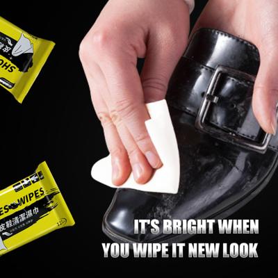 China Deep-Cleaning Shoe Sneaker Wipes Quick Cleaner Wipes Portable Disposable Travel Removes Dirt For Disposable for sale