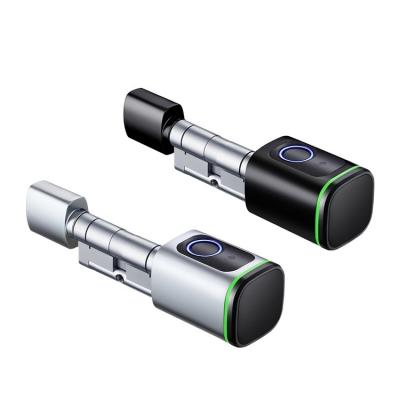 Cina Sblocca la tua porta con una scheda IC Tuya resistente all' acqua Smart Cylinder Lock Type-C Power Supply in vendita