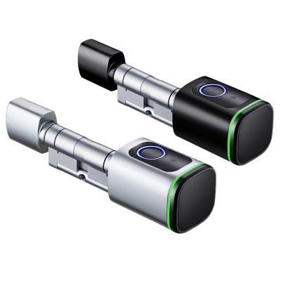 China Upgrade Your Steel Door Security with the Popular Smart Life Smart Cylinder Lock for sale