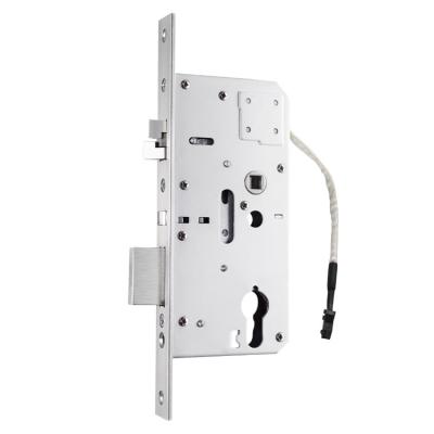 China Polymath elektrisch elektronisch deur slot 8*8MM 55/72mm Mortise Door Europese standaard Te koop