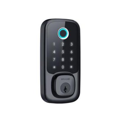 China Outdoor Fingerprint Door Lock with Smart Security Key and Memory Card Functionality for sale