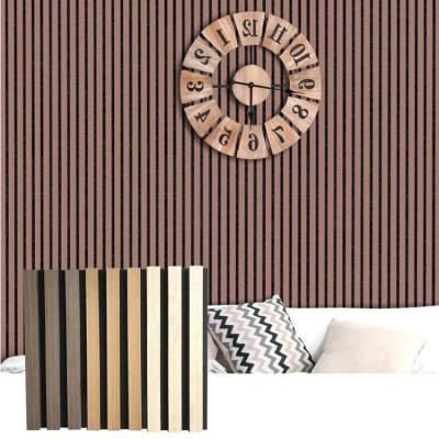 China Quick Installation Wooden Slatted Sound Absorbing Proofing Boards for Noise Reduction for sale