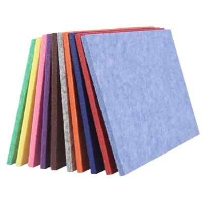 China Tabla de absorción de sonido de tela de poliéster de 25 mm para panel de pared acústico en venta