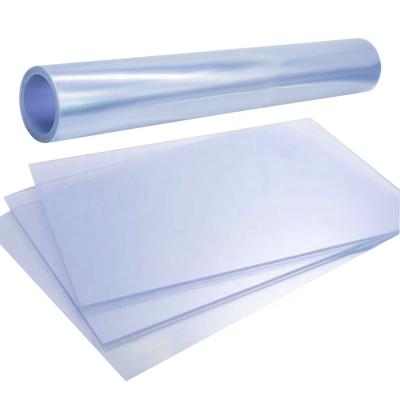 China Fireproof 13 Years Factory Free Sample Clear PVC Plastic Transparent Hard Roll Plastic Sheet PET for sale