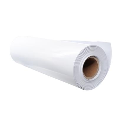 China Fireproof 13 Years Factory Free Sample 0.7 Mm Opaque White Rigid PVC Sheet With Pink for sale