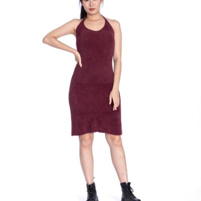 China Modern Stylish Colorful Anti-Static Women Designer Fitness Sweater Dress In 2021 for sale