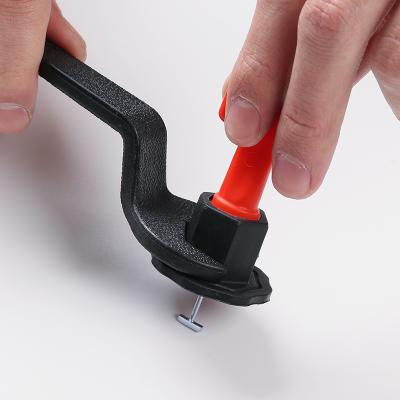 China Modern Hot Selling Plastic Tile Spacer Leveling Accessories Ceramic Tile Leveling System For Floor T Strip Tile Leveling for sale