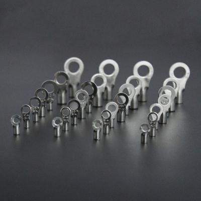 China Cable Connecting / Cable Non Insulated Terminals Crimp Terminal Ring Terminal Connectors for sale