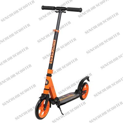 China Kids and Youth Adults Scooter with Rear Cutoff, Adjustable Handlebars, Big Wheels, Shock Absorption for sale