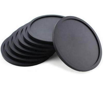 China Viable Silicone Cup Drink Coaster Silicone Drinking Glasses Mat Tabletop Protection Fits Any Size for sale