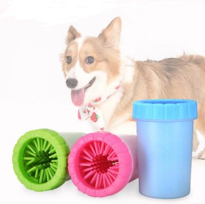 China Viable Pet Paw Cleaner Foot Washer Silicone Pet Foot Wash Cup for sale