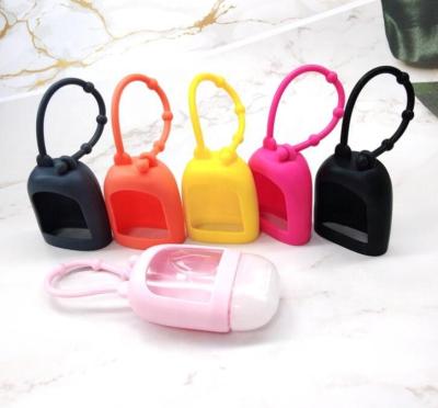 China Perfume Bottle Best Selling 30ml Silicone Case Holder Hand Sanitizer, Bulk Silicone Hand Sanitizer Holders for sale