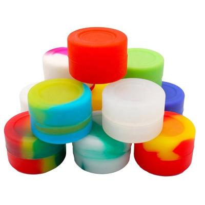 China Freezer Shine Food Grade 3ml 5ml Silicone Oil Wax Container for sale