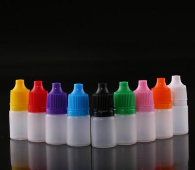 China BEAUTY PACKAGING 5ml 10ML 20ml 30ml PET Eliquid Eye Dropper Bottles With Child Safe Cap Colorful for sale