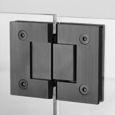 China Hot Sale s/s Modern 304 ROUTE Black Color Shower Room Door Glass To 180 Degree Glass Door Hinge for sale