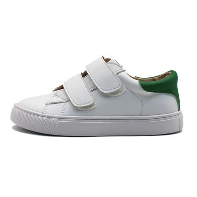 China Factory wholesale leisure round and comfortable small white shoes leather soft sole school shoes for sale