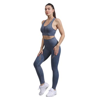 China Wholesale Sidiou Breathable Group Women Gym Hot Yoga Set High Waist Leggings Fitness Seamless Set for sale