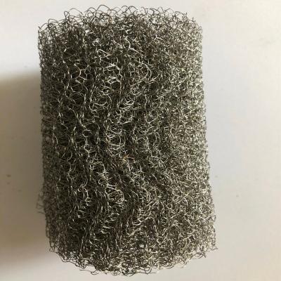 China Corrosion Resistance Vapor-liquid Filter Mesh/0.25mm 316L Stainless Steel Knitted Wire Mesh, for sale