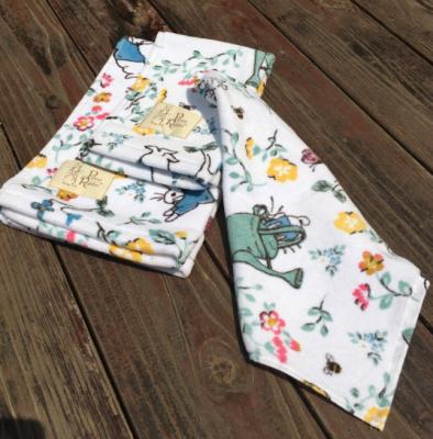 China QUICK DRY Rural Cute Floral Adult Towel Rabbit Cartoon Style New Arrival 100% Cotton Three-Piece Set Baby Towel Three-Piece Set for sale