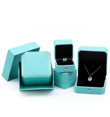 China European Factory Customized Newest Octagon Jewelry Packaging Ring Box Pendant Necklace Jewelry Storage Box Proposal Confession for sale