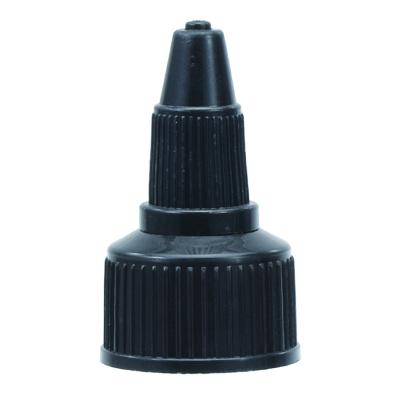 China Non Puddle 20/410 Full Water Gel Water Cover Squeeze Sauce Cover Glue Cover Black High Quality Plastic Cap for sale