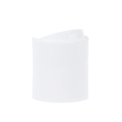 China Non spill makers 18/410 white chiaki cap conditioner shampoo bottle cosmetics press cap for sale