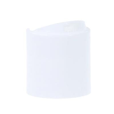 China Non Spill OEM Porcelain 24/410 Custom Conditioner Emulsion Cosmetics Press White Recyclable Press Cap for sale