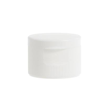 China Non 20/410 Butterfly Stain Factory Puddle Lace Plastic Cosmetics Pack White Flip Cap for sale