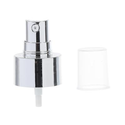 China Non Spill Factory Direct Supply 28/410 Perfume Nozzle Aluminum Oxide Spray Nozzle Silver Mist Sprayer for sale