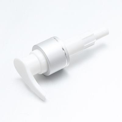 China Non Spill Best Sellers Silver White 24 Nozzles Universal Refill Screw Lotion Pump for sale