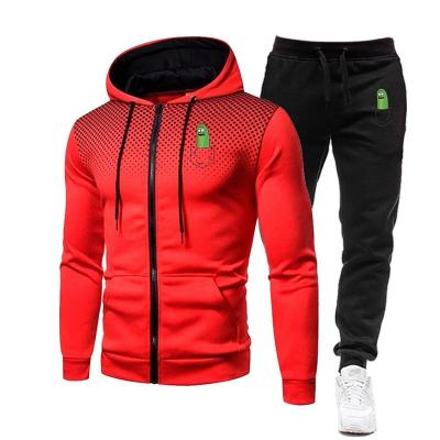 China OEM Breathable Autumn Winter Mens Jogging Sweat Suit Two Piece Tracksuits For Men Outside Sports for sale