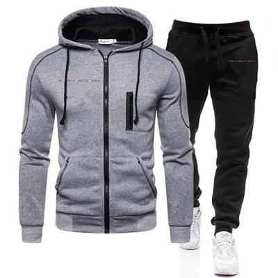 China Wholesale Breathable Two Piece Jogger Set Adult Oversized Men's Casual Tracksuits For Sale for sale