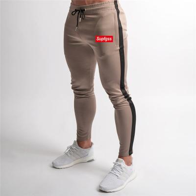 China 2021 Wholesale Custom Anti-Wrinkle Pants Cotton Casual Jogging Sportswear Pants Gym Slim Fit Mens Sweatpants for sale