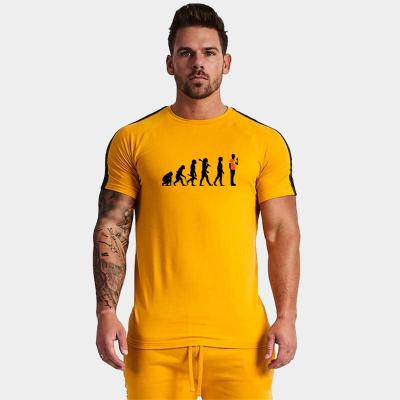 China Anti-wrinkle man t-shirt wholsell t-shirt men's oversized round neck t-shirt cotton for sale