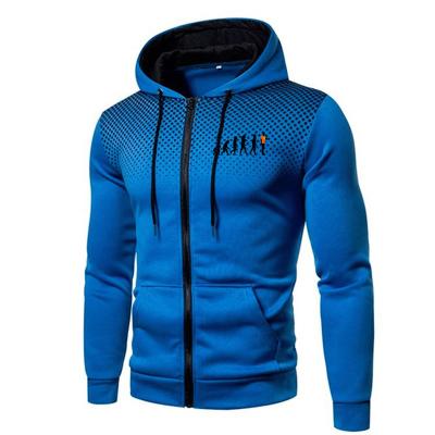 China Customizable Anti-wrinkle Plus Size Mens Hoodies With Full Zipper Hoodie Set for sale