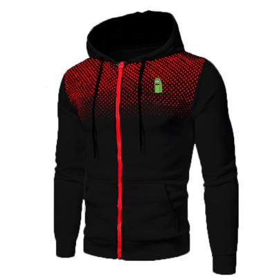 China wholesale custom cheap Anti-wrinkle print with threaded cuffs and hemming men's hoodies for sale