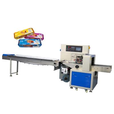 China Pillow Chemical Preservatives Fruit Package Horizontal Flow Cutlery Packing Machine for sale