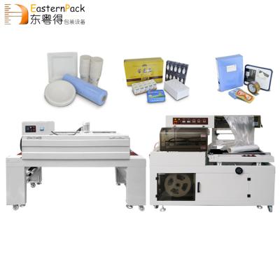 China Automatic Beverage Dvd Case Sleeve Film Knife Shrink Wrapping Automatic Orbital Transparent Wrapping Machine for sale