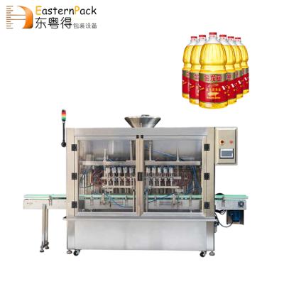 China Automatic High Accuracy Food Flow Meter Bottle Oil Cap Viscous Liquid Filling Machine for sale