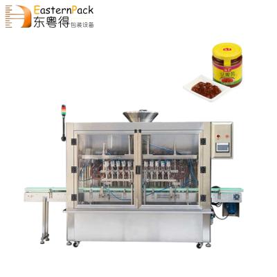 China Automatic Bottle Food Water Oil Liquid Shompoo 100ml 4head Filling Machine for sale