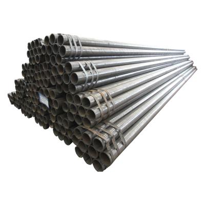 China Astm A53 Liquid Black Iron Pipe Carbon Mild Steel Erw Pipe Welded Sch40 Steel Pipe For Water Transport for sale