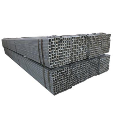 China Industrial High Frequency Welding Exhaust Electrically 10X10 100X100 Structure Pipe Supplier 1 Inch Square Steel Tube for sale