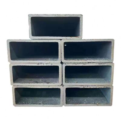 China Durable Structure Pipe Cavity High Section Precision Galvanized Square Connector Square Gold Steel Tube for sale