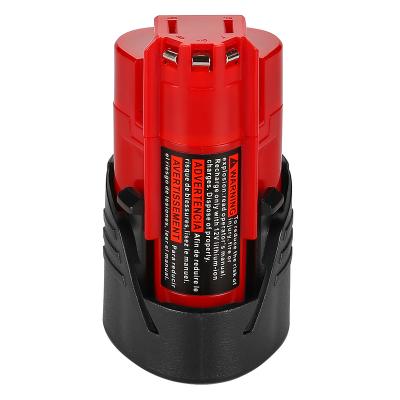 China Power Tools Replacement Milwaukee M12 12v 2.5ah Batteries Ship From USA Machinery- 18650 Battery for sale