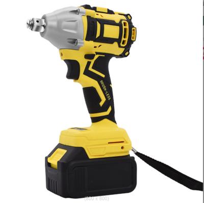 China Household Tool 1/2 Inch 300nm Motor Brushless Li-ion 21V Battery 400W Impact Wrench With Battery for sale