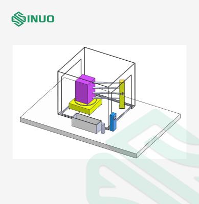 中国 屋外雨防水試験システム IPX5 IPX6 噴霧試験システム ISO20653 販売のため