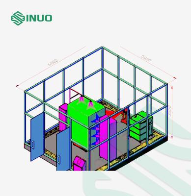 China Sitio de prueba de la prenda impermeable de la estación de carga del equipo de prueba del IEC 61851 EVSE en venta