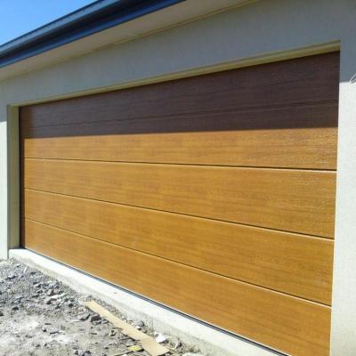 China Wooden Sound Insulation Garage Doors And Cheap Garage Doors With Garage Door Seals Aluminum Alloy Channel for sale